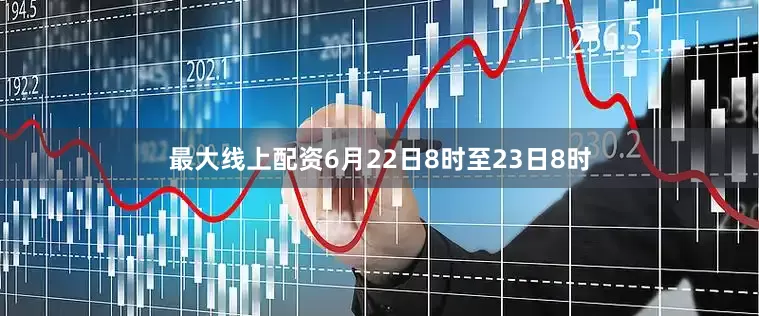 最大线上配资6月22日8时至23日8时
